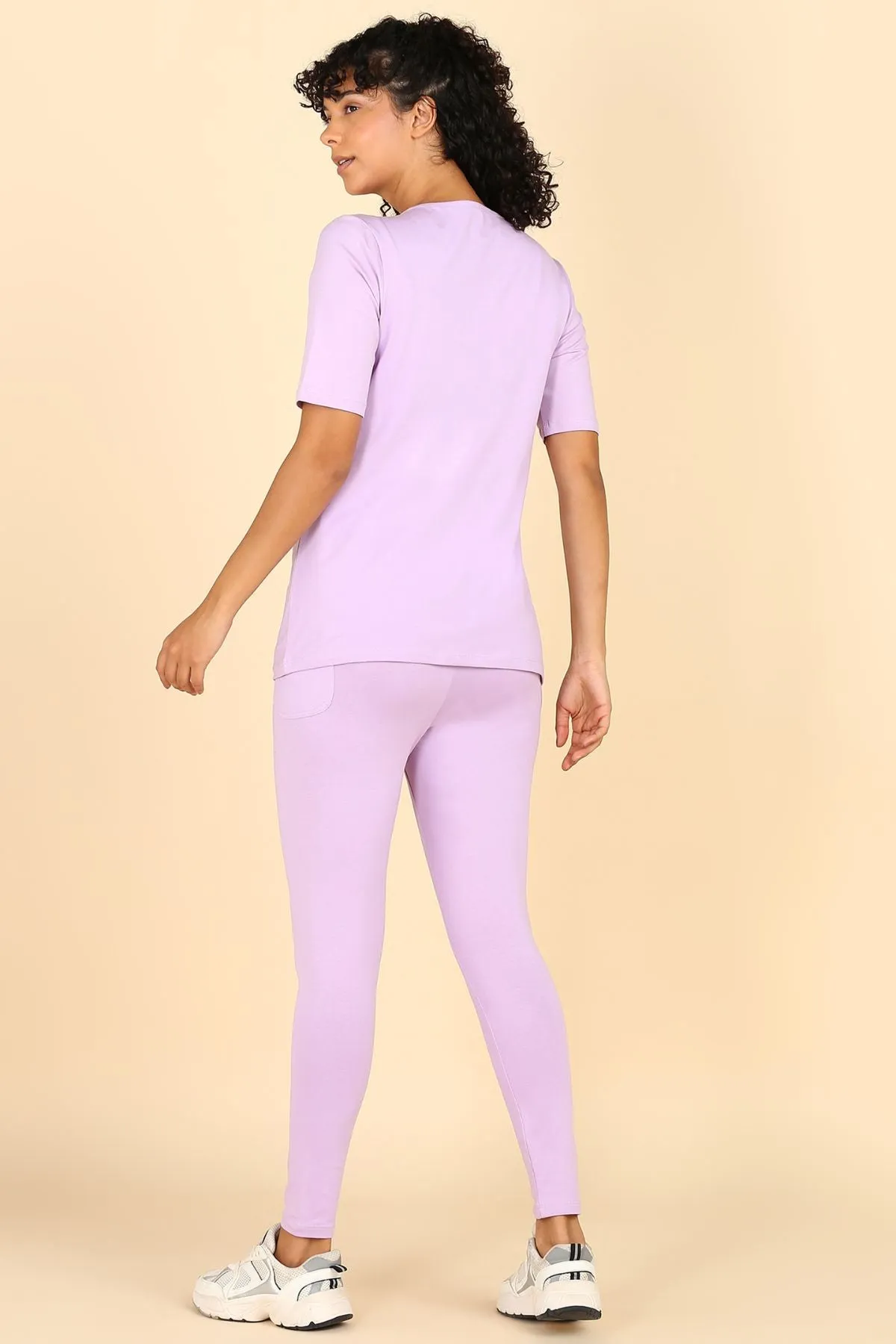 247 Zactive™ Lavender Zipless Maternity Top & Legging Set