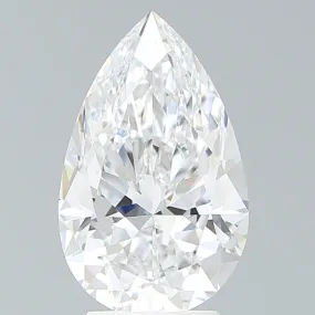 3.78ct PEAR Diamond E VVS2 EX - IGI 621423781