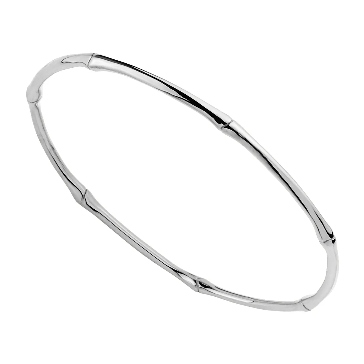 A Najo Bamboo Silver Bangle