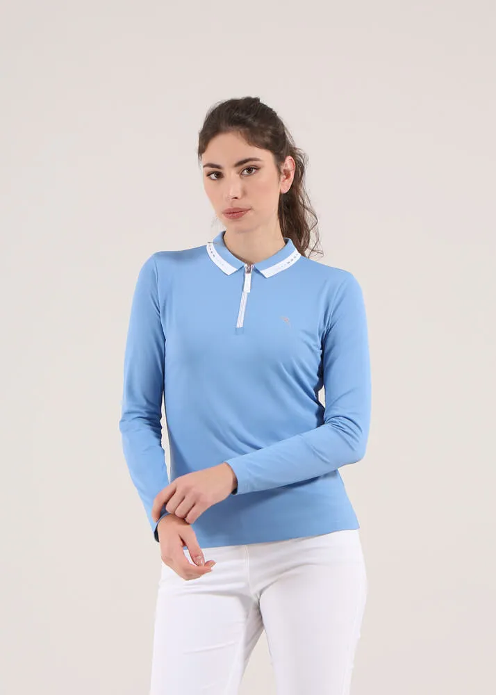 ABUELA | LIGHTWEIGHT SUNBLOCK® LONG SLEEVE POLO