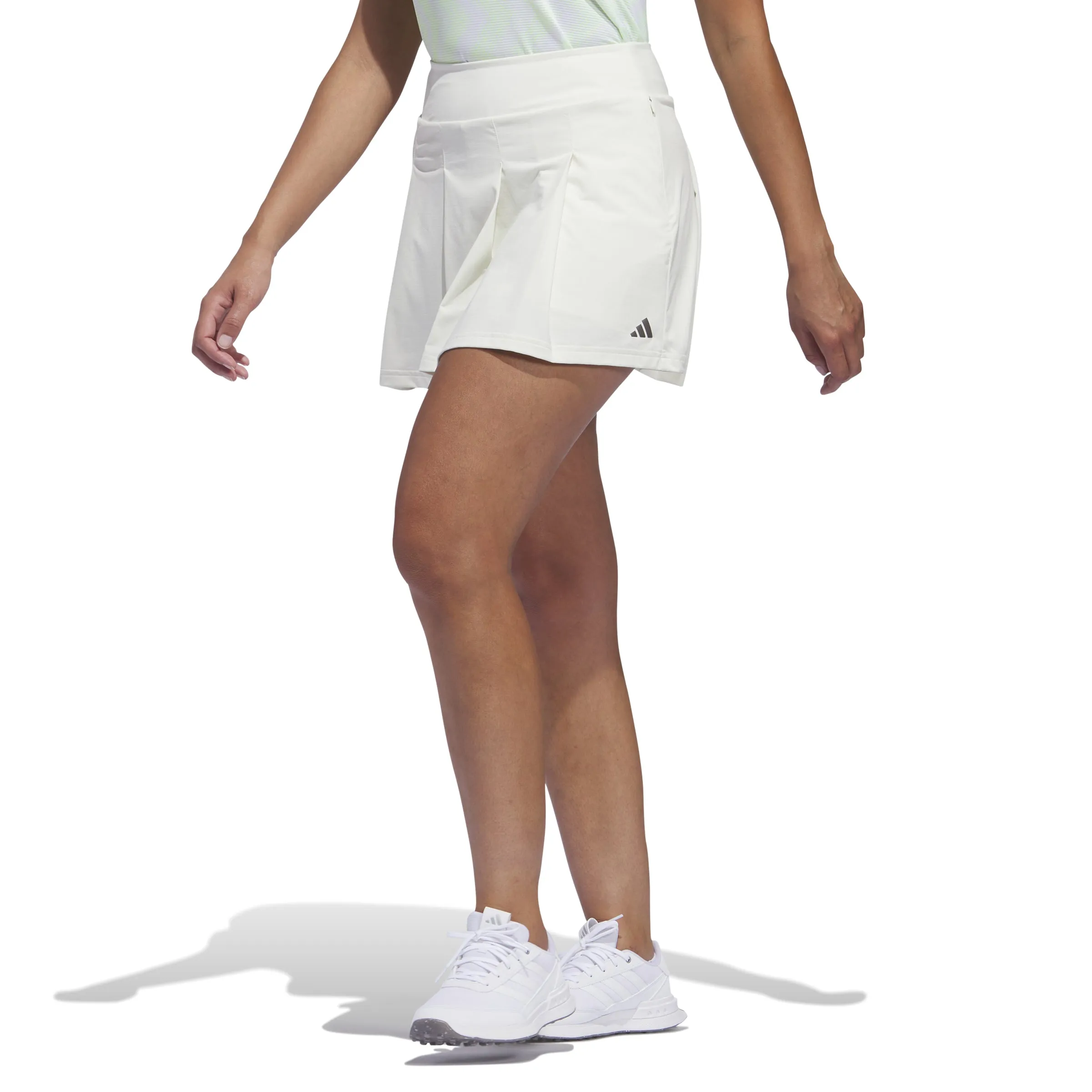 adidas Golf Women's Ultimate365 Tour Pleated Skort - Ivory SS24