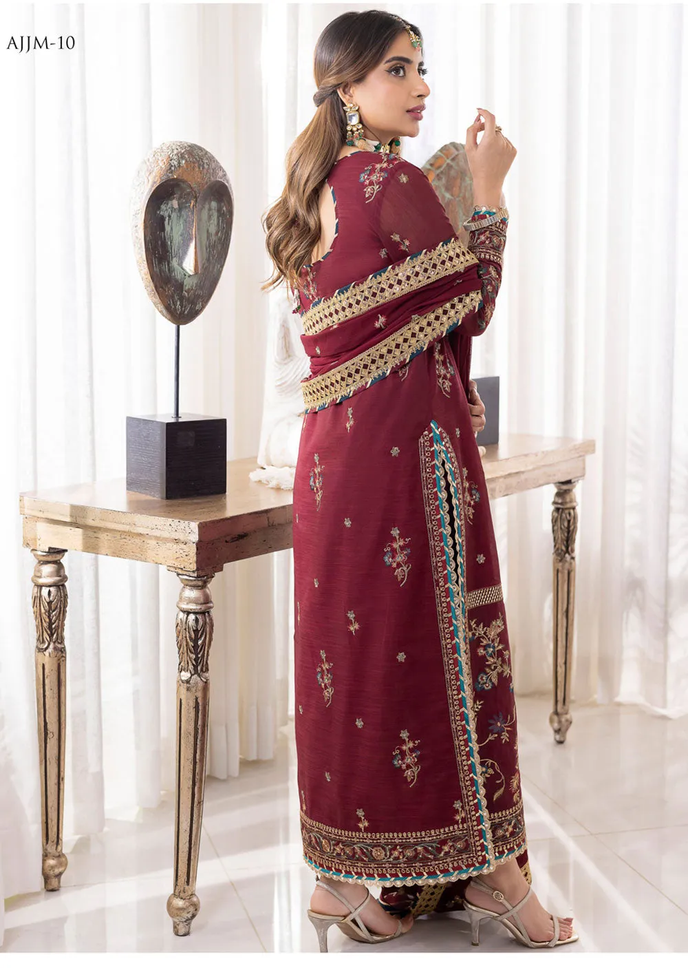 AJJM-10 Unstitched Jhilmil by Asim Jofa