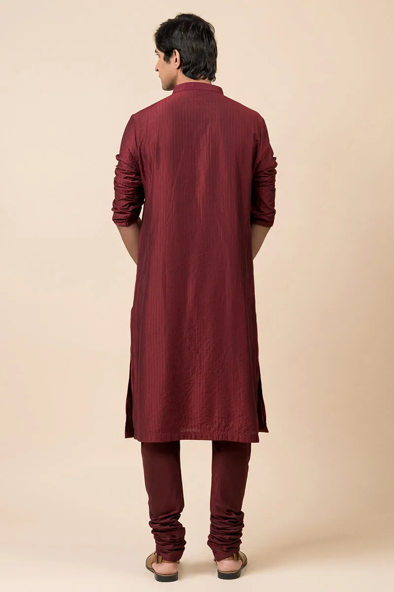 All Over Textured Kurta Set