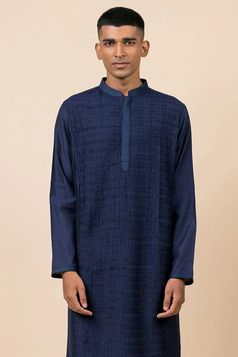 All Over Textured Kurta Set