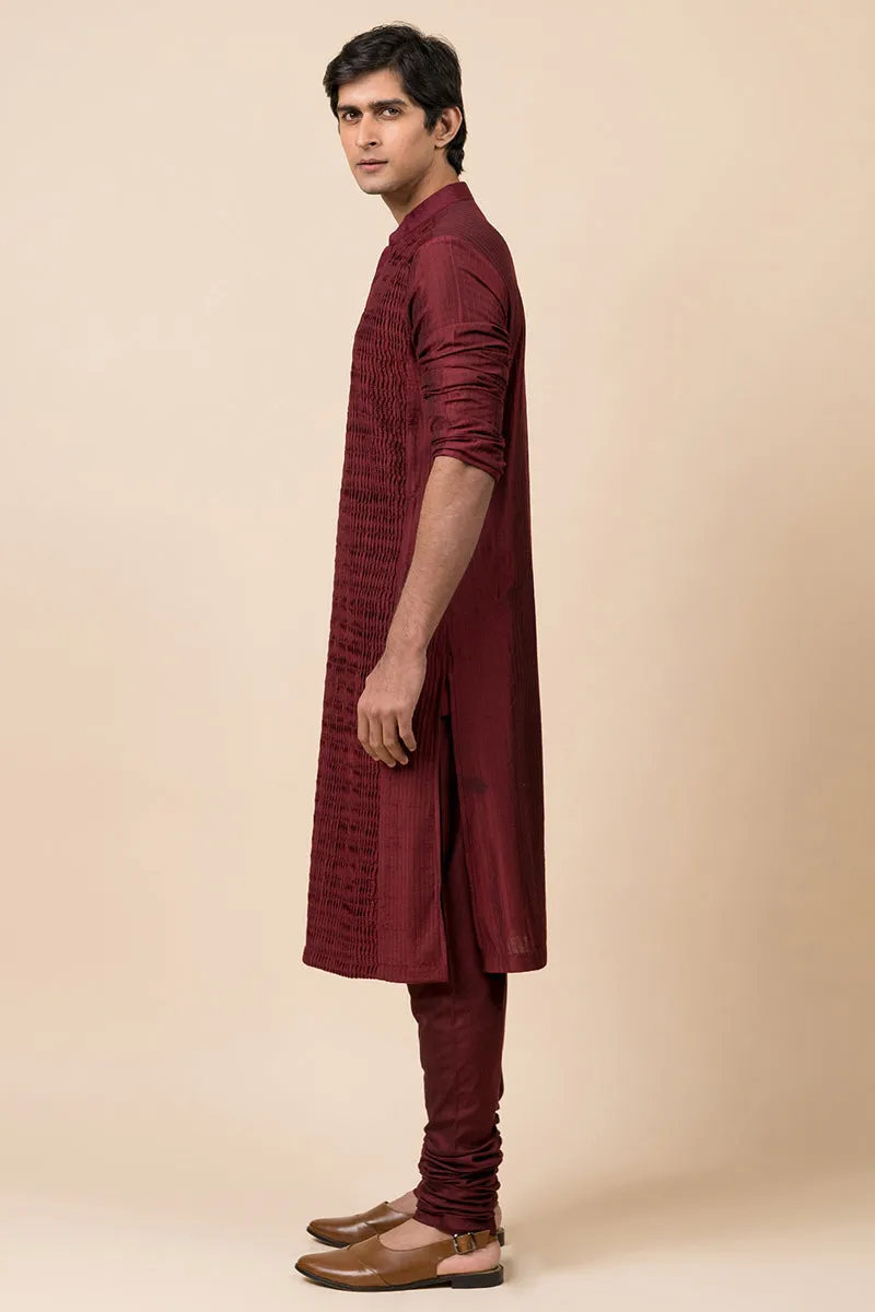 All Over Textured Kurta Set