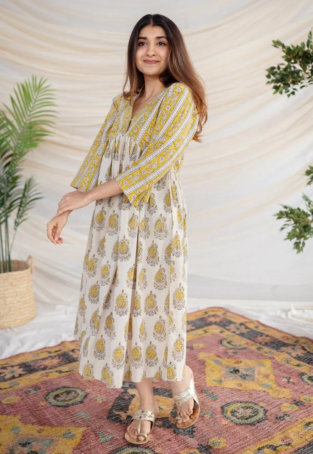 Anaisha Bagru Cotton Dress