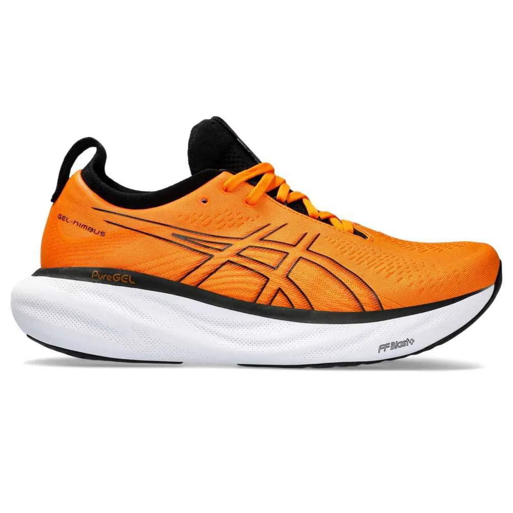 Asics Men's GEL-NIMBUS 25 - BRIGHT ORANGE/BLACK