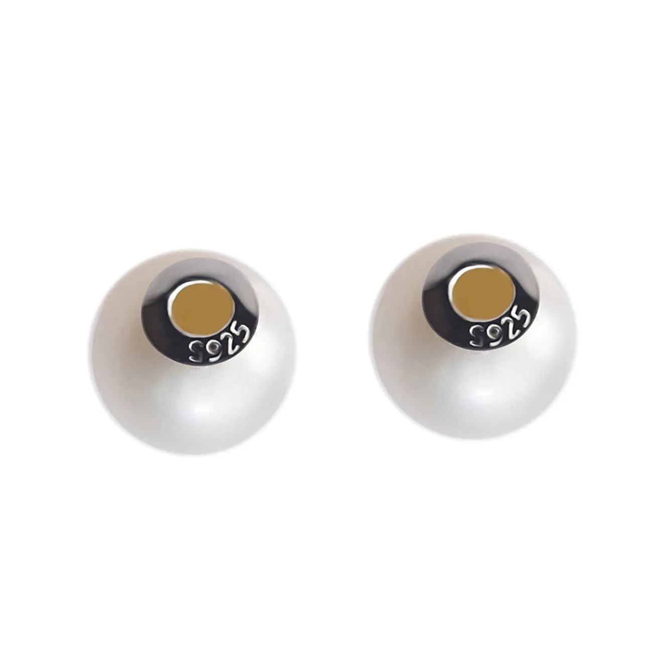 Baroque Pearl Stud Earrings WE00591 | Stone