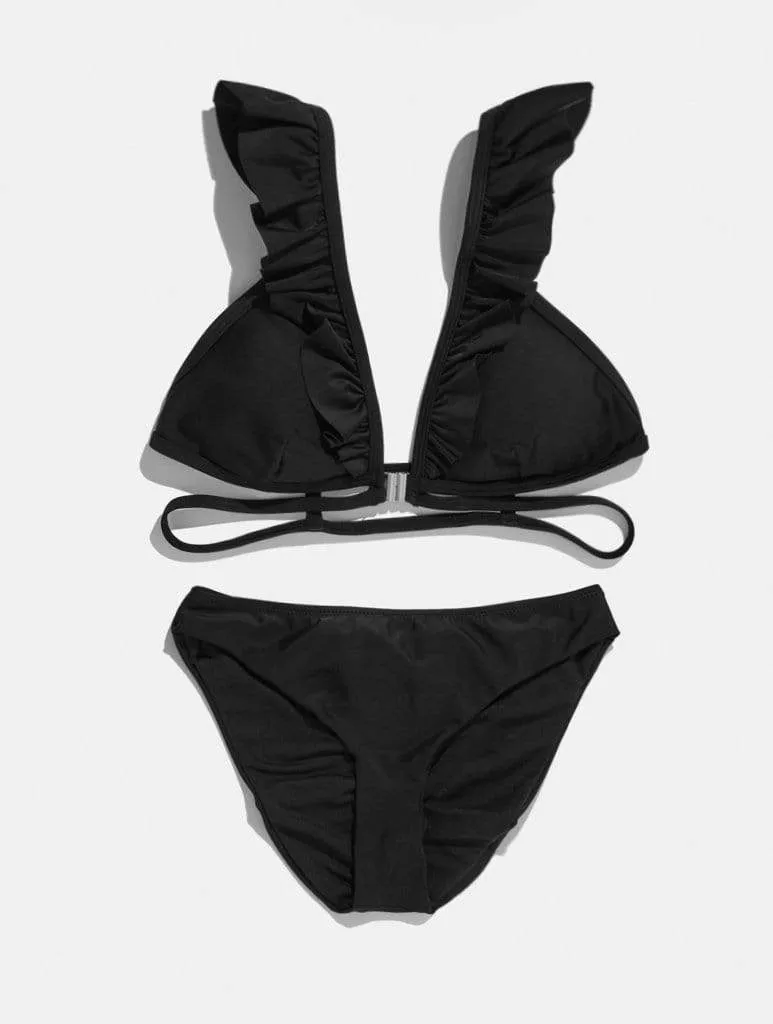 Black Cannes Bikini Bottoms