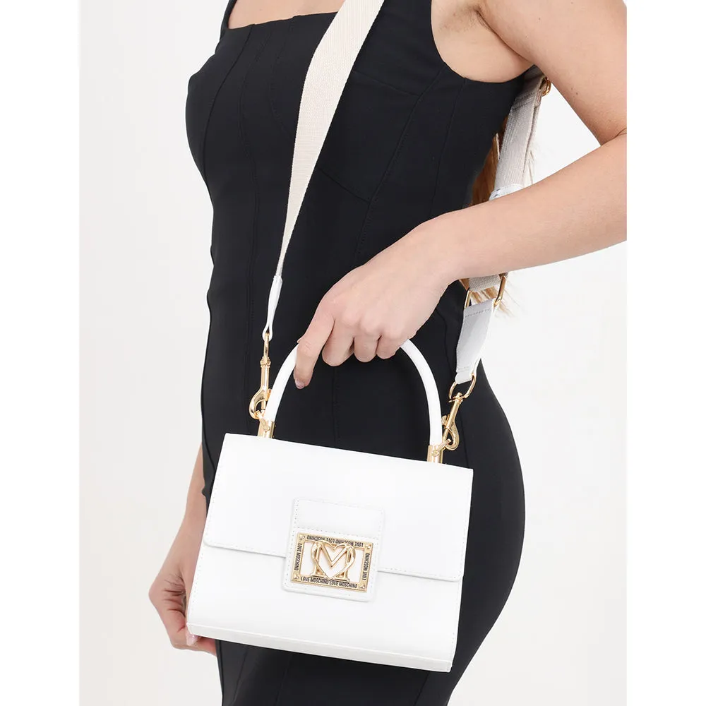 Borsa Donna a Mano LOVE MOSCHINO linea Casual Chic colore Bianco