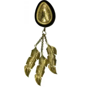 Bronze Feathers Hanging Plug