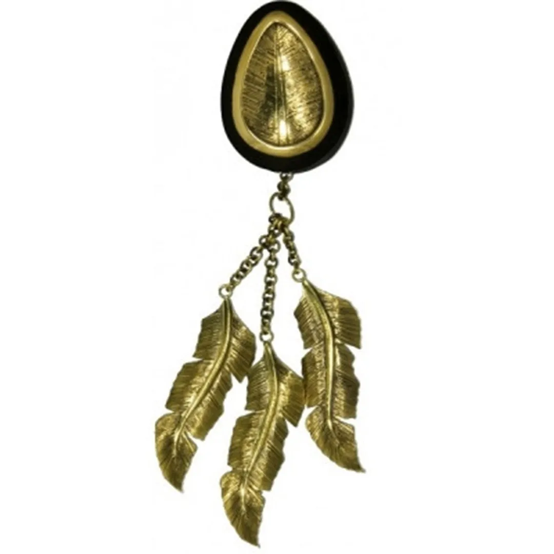 Bronze Feathers Hanging Plug