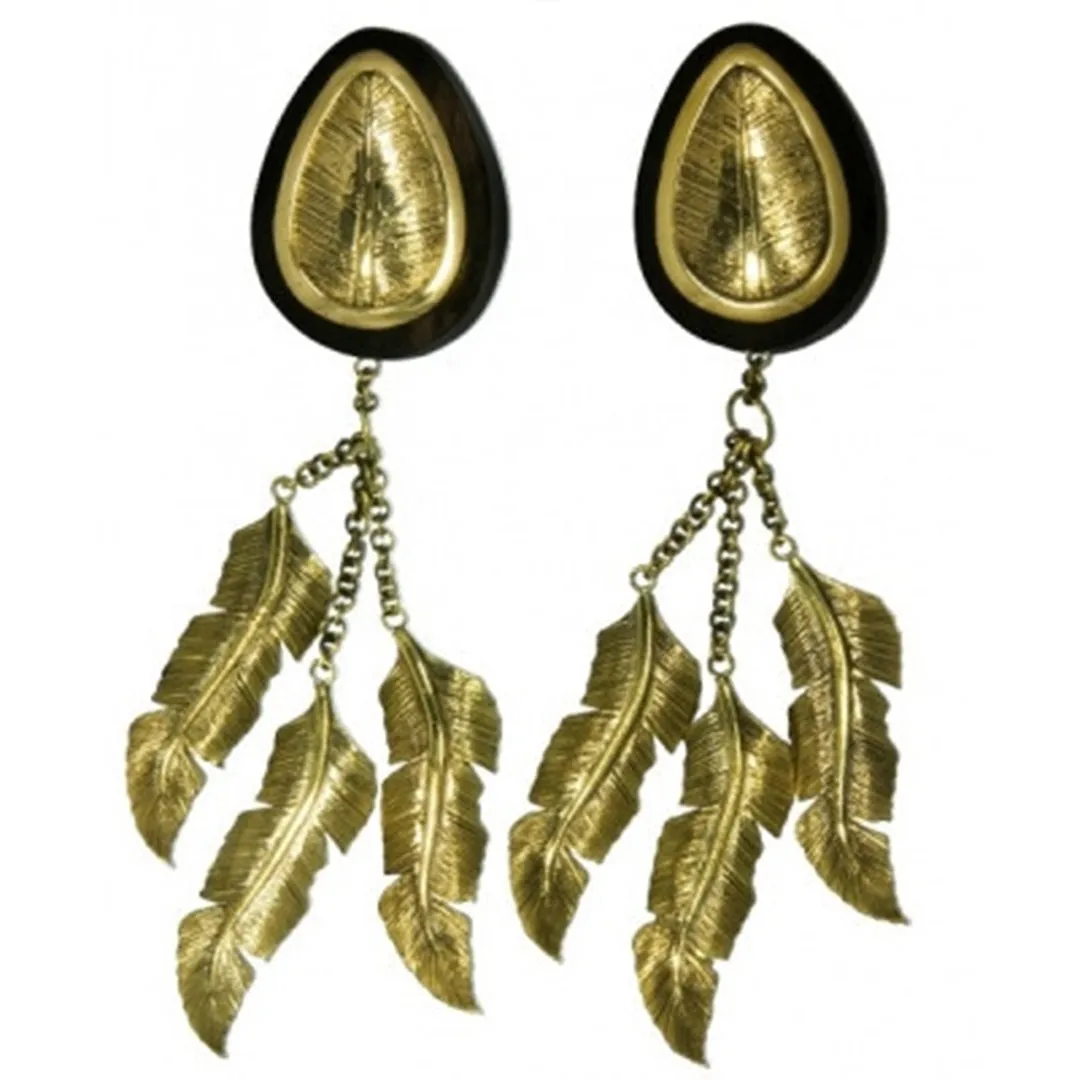 Bronze Feathers Hanging Plug