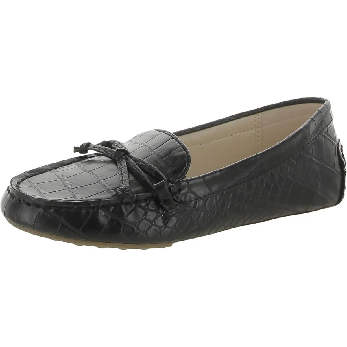 Charter Club Womens KATEE Faux Leather Moccasins Loafers