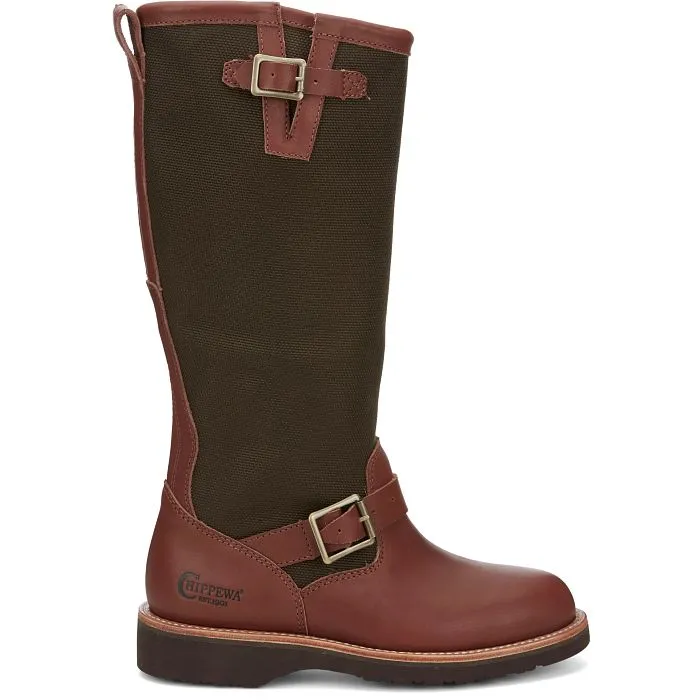 Chippewa Women's Sunjo 15" Soft Toe Outdoor Snake Boot- Brown - SN6913