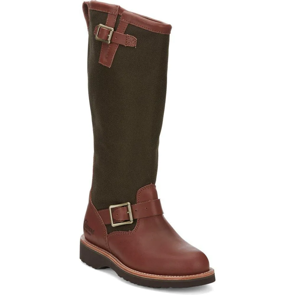 Chippewa Women's Sunjo 15" Soft Toe Outdoor Snake Boot- Brown - SN6913