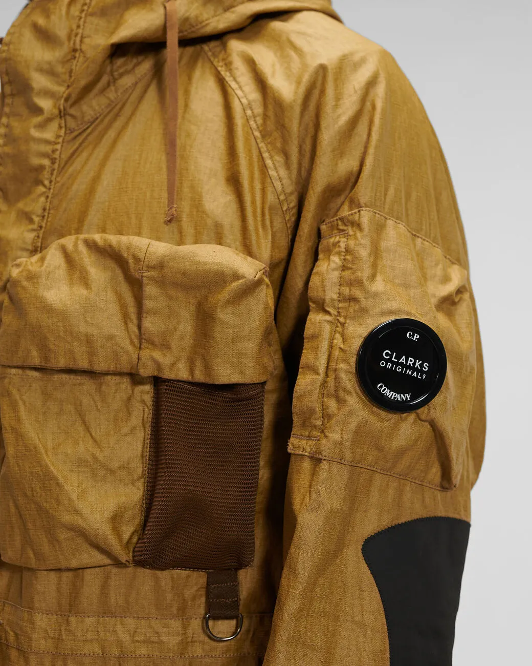 CLARKS ORIGINALS x C.P. COMPANY Long Jacket Anorak Dijon Yellow