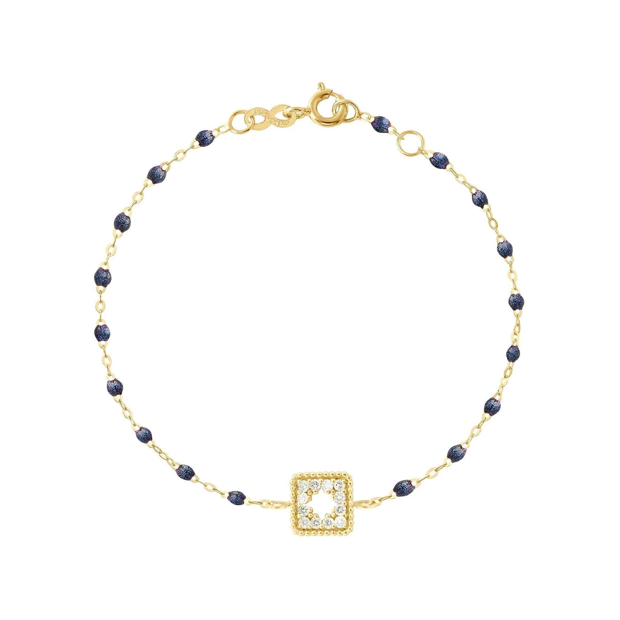 Classic Gigi Midnight Treasure Bracelet, Yellow Gold, 6.7"