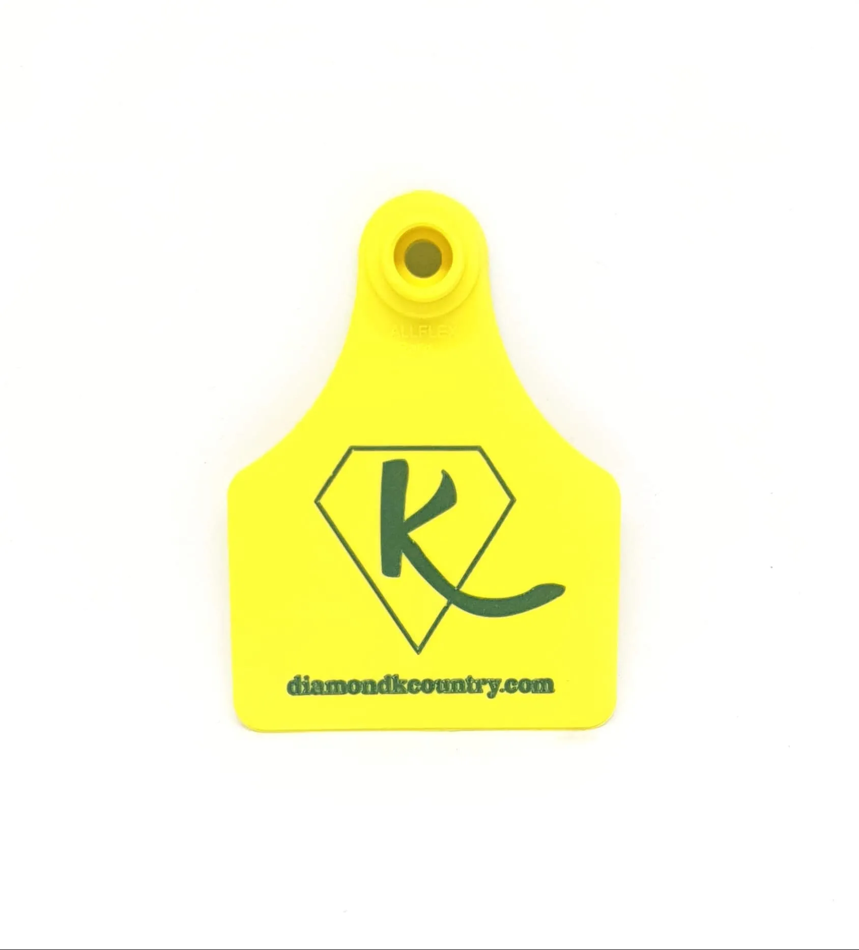 Diamond K Country Cattle Tag  Keyring