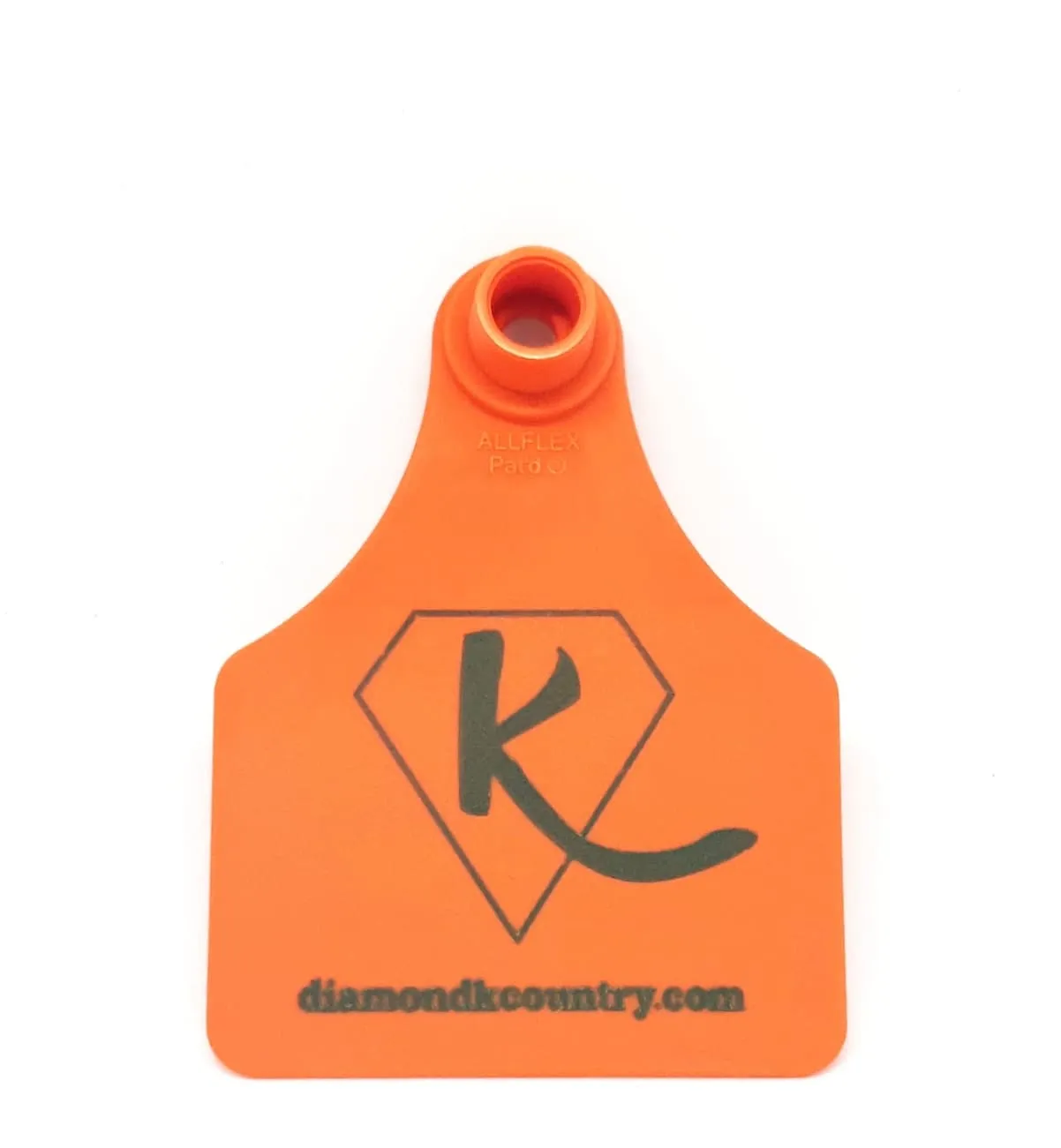 Diamond K Country Cattle Tag  Keyring