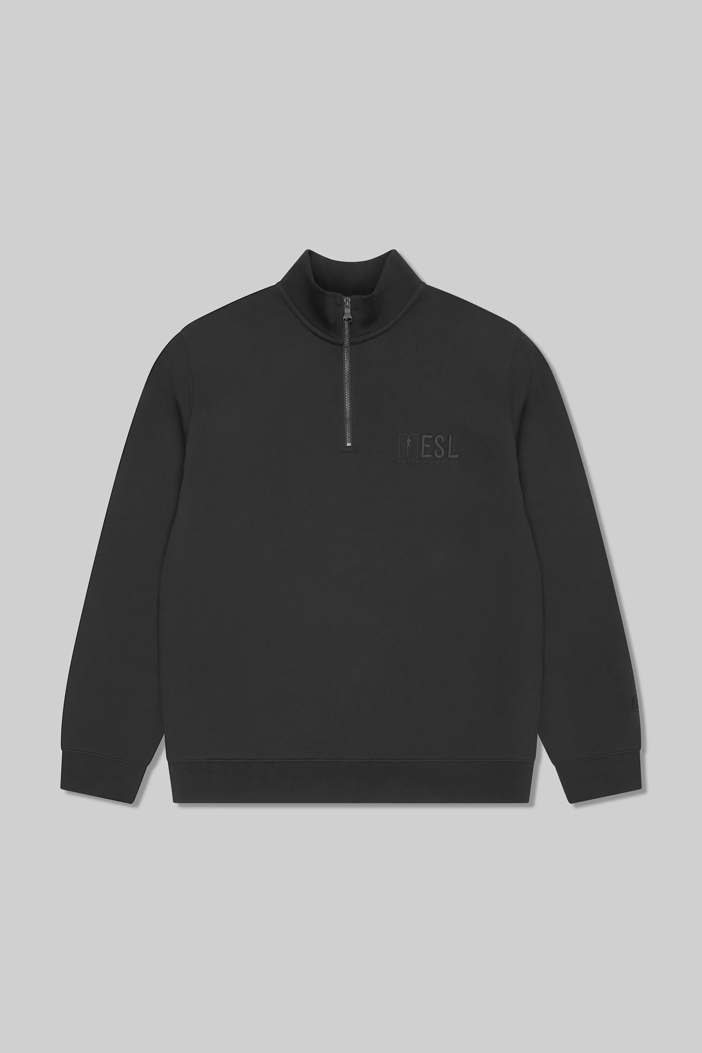 ESL Unsung Heroes Half Zip Sweater Black