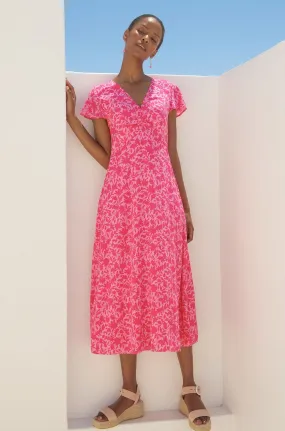 Felicity EcoVero™ Dress | Pink/Pink