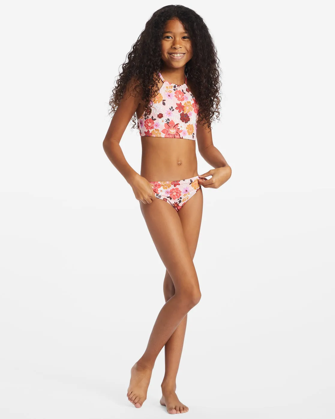 Girls A Dream Away High Neck Set Bikini Set - Multi