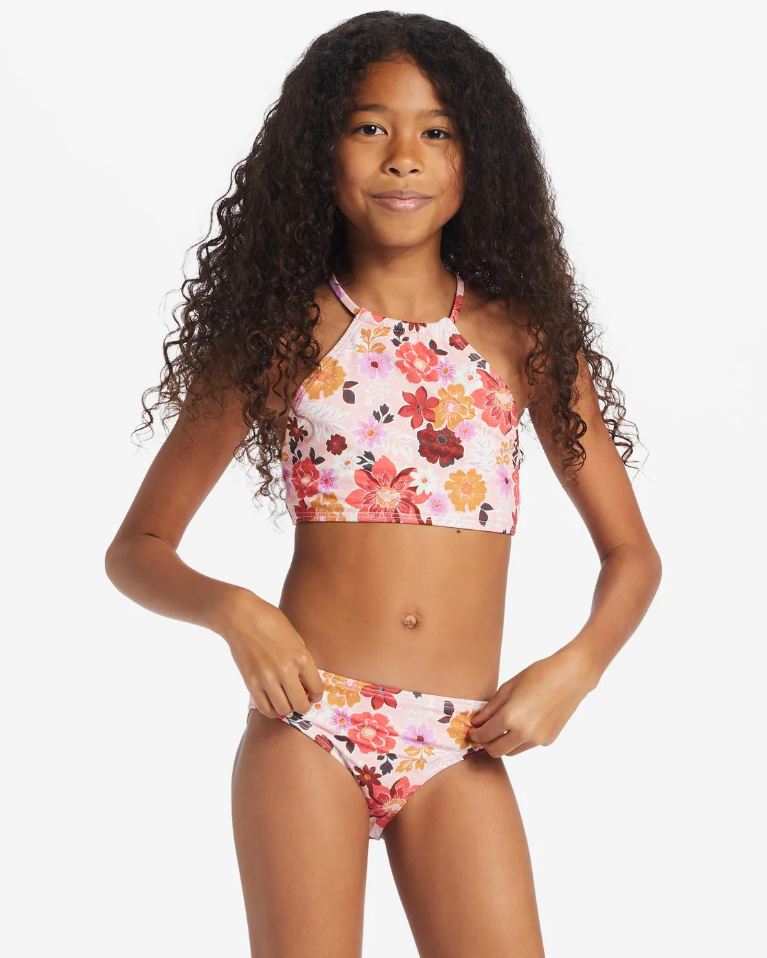 Girls A Dream Away High Neck Set Bikini Set - Multi