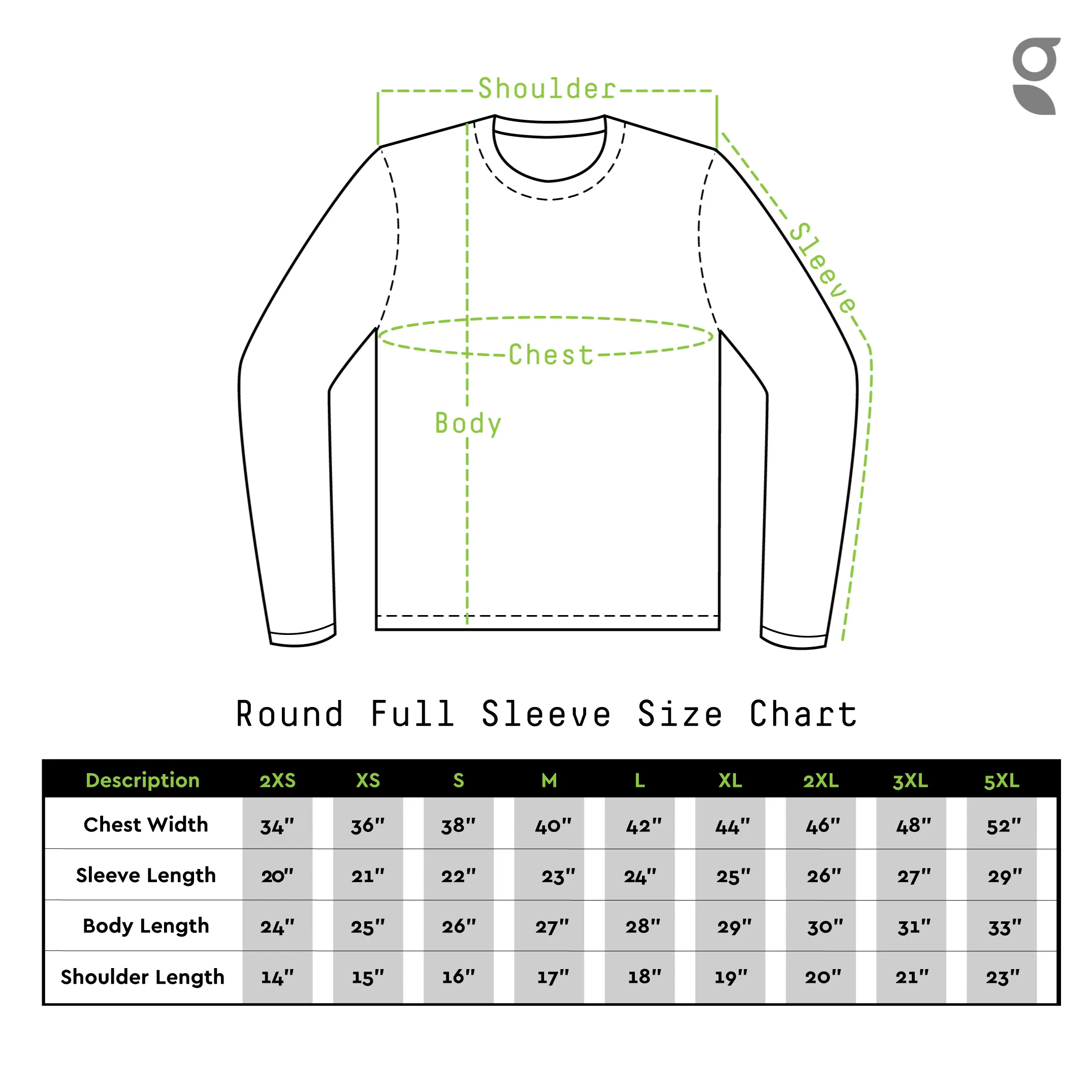 Goodness Round Neck Black Full Sleeve (Matte White Print)