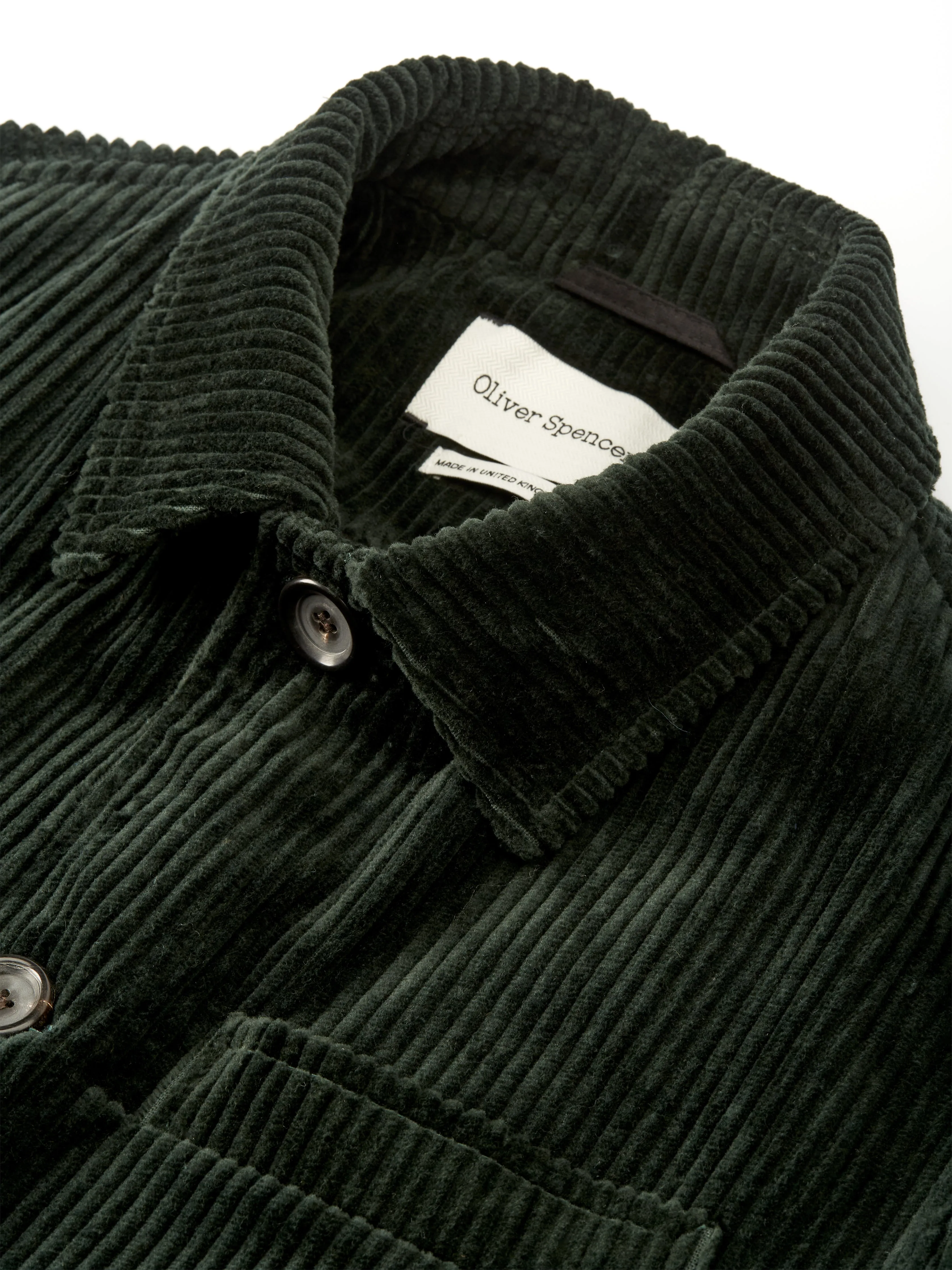 Grandpa Coat Melrose Cord Green