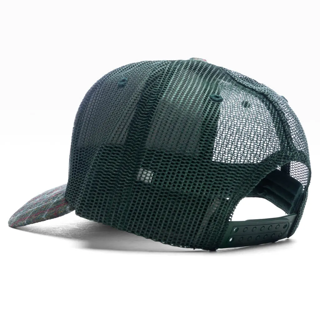 Happier Plaid Trucker - Green