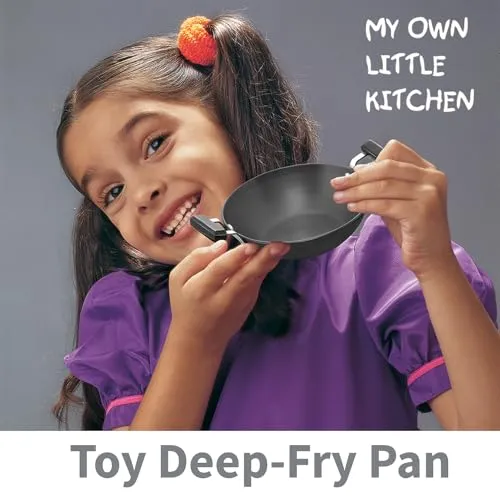 Hawkins Futura Cookware Toy Kitchen Set, Toy Deep-Fry Pan, Toy Frying Pan, Toy Tava for Kids (CWMIN)