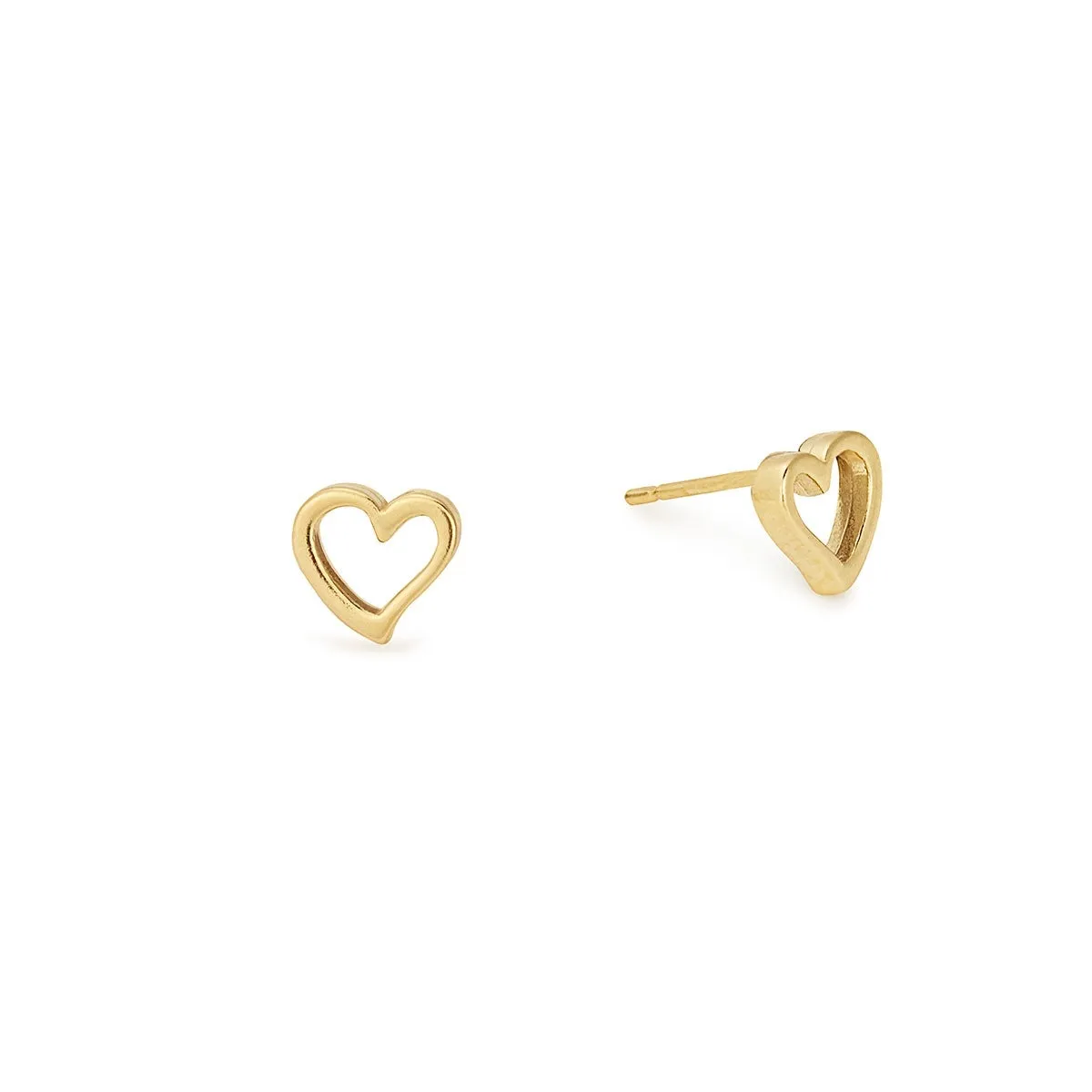 Heart Stud Earrings