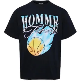 Homme & Fremme Heat Check Tee (Black/Blue) SPRING23135-4