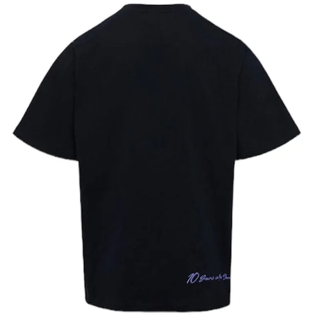 Homme & Fremme Heat Check Tee (Black/Blue) SPRING23135-4