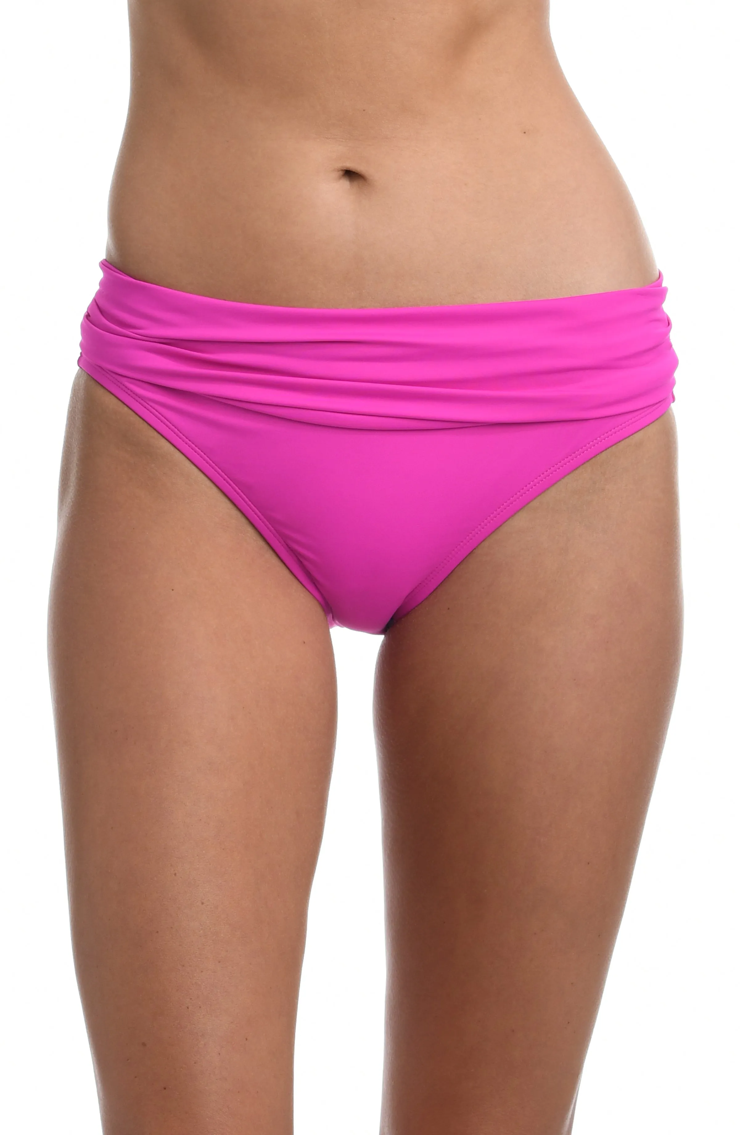 Island Goddess Shirred Band Hipster Bottom - Orchid - FINAL SALE