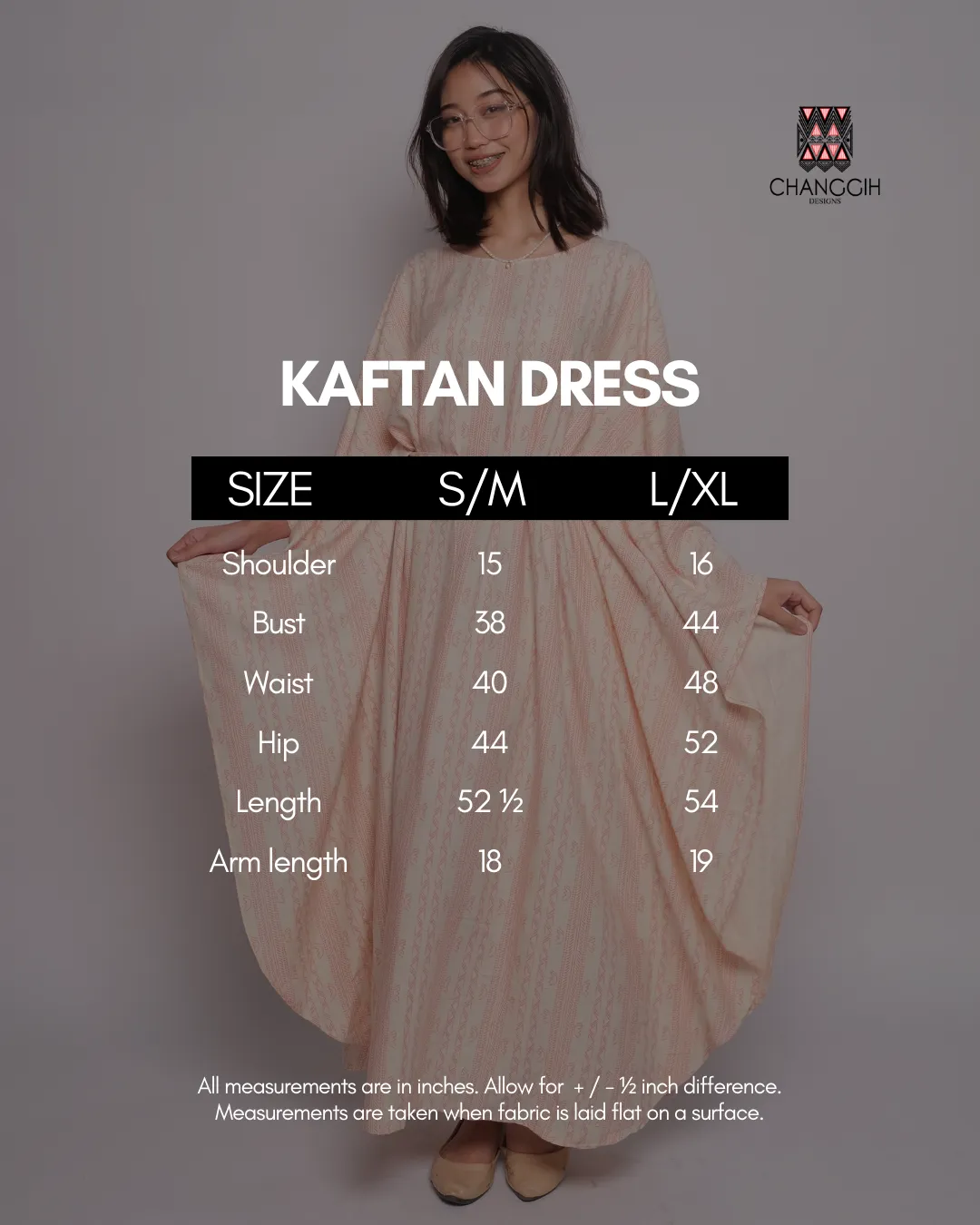 Kaftan Dress - Banat Pink