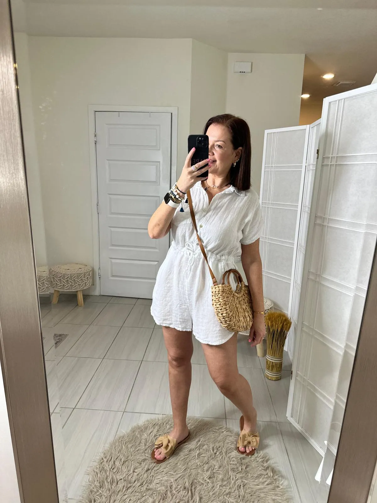 Kate Linen Romper