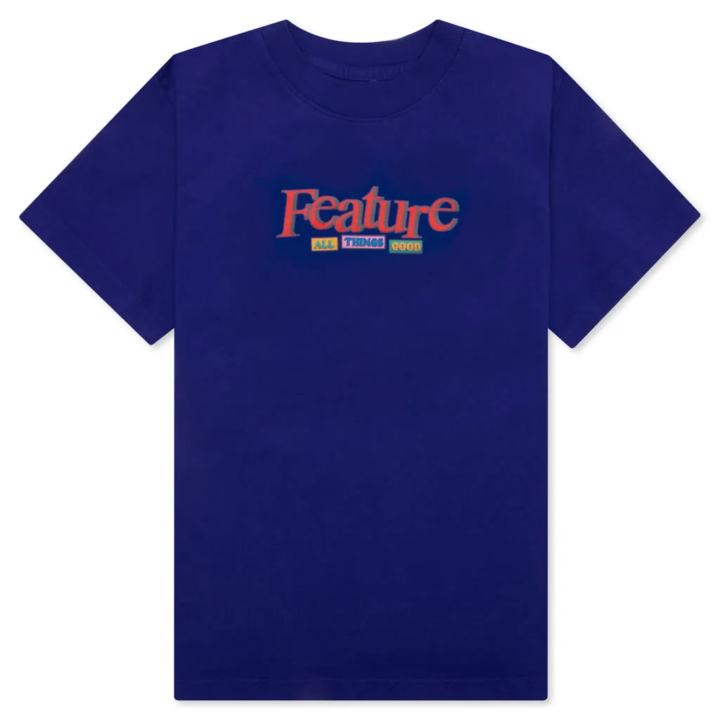 Kids Sitcom Tee - Cobalt Blue