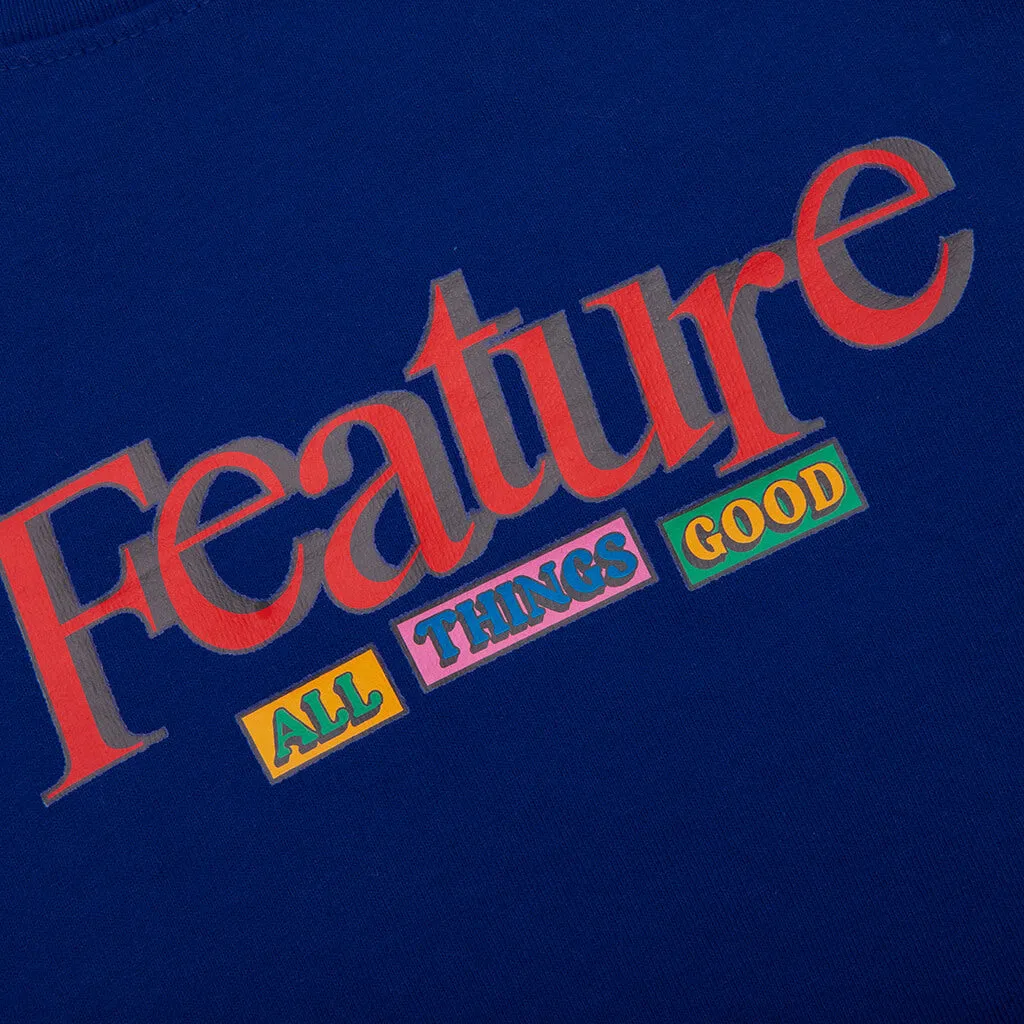 Kids Sitcom Tee - Cobalt Blue