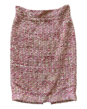 Lafayette 148 Pink Tweed Skirt, 6