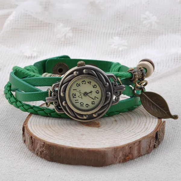 Leaf Vintage Wrap Watch