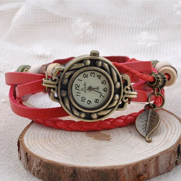 Leaf Vintage Wrap Watch