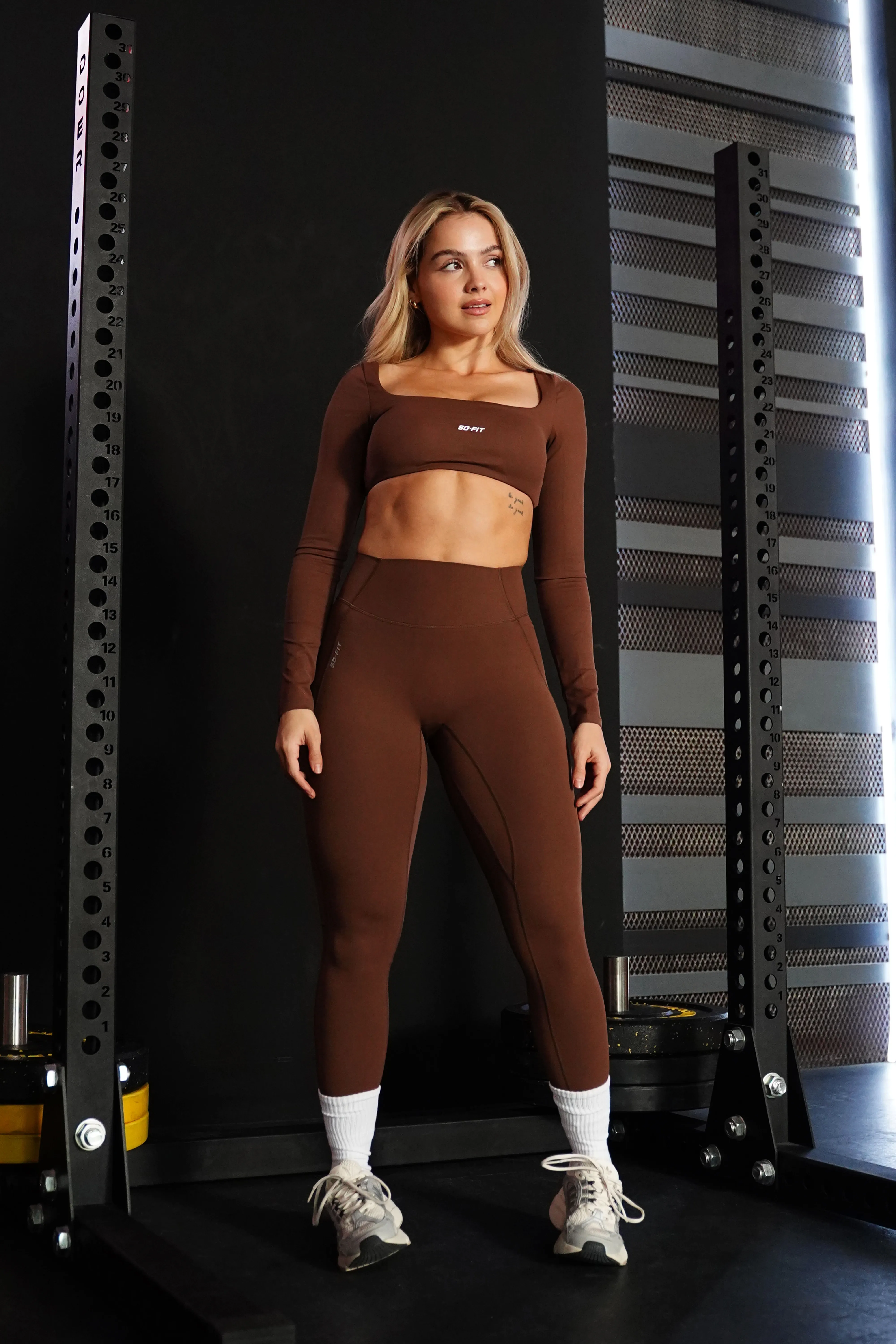 Leggings Flex fine chocote