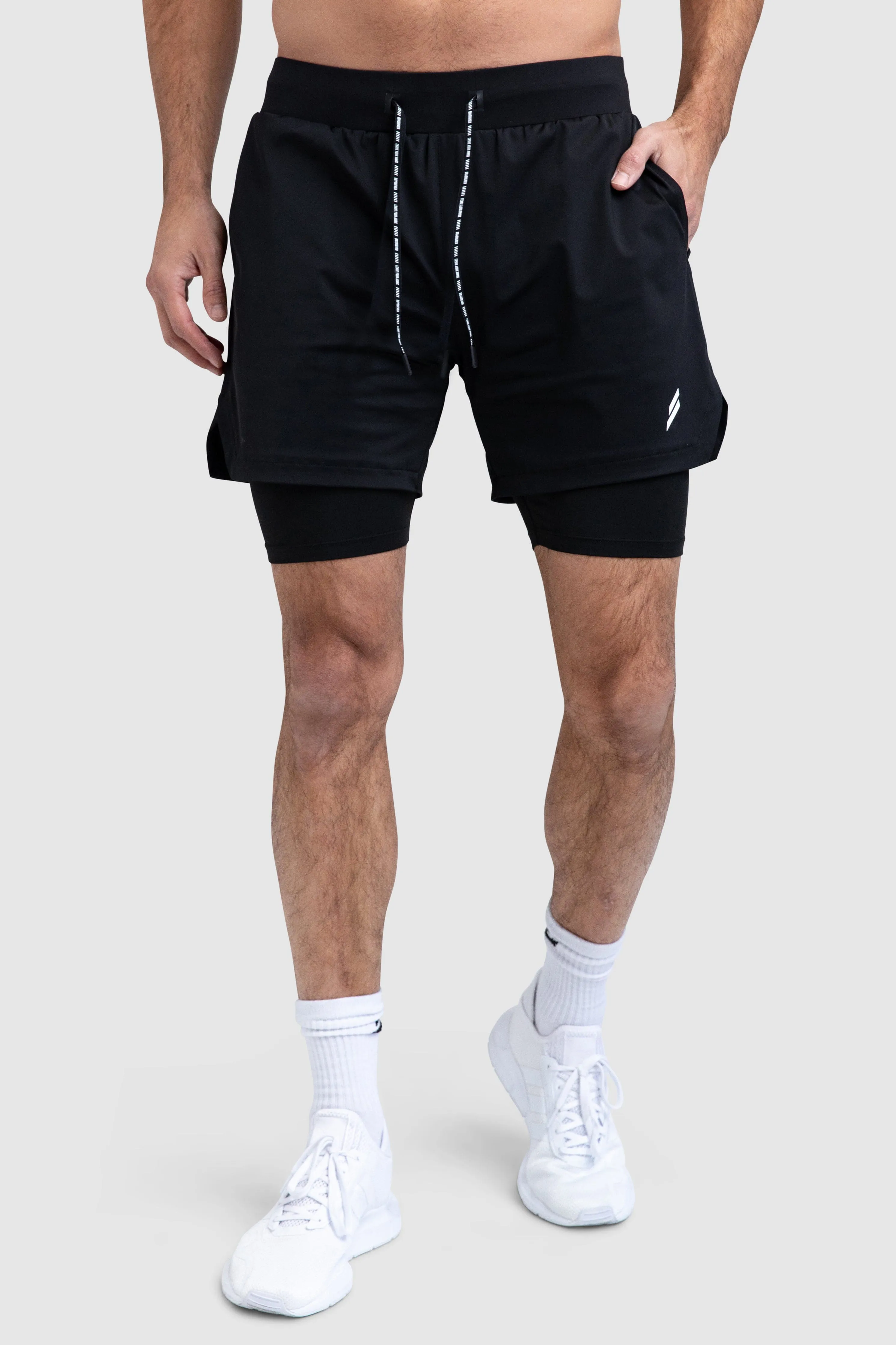 Level Up Shorts - Black