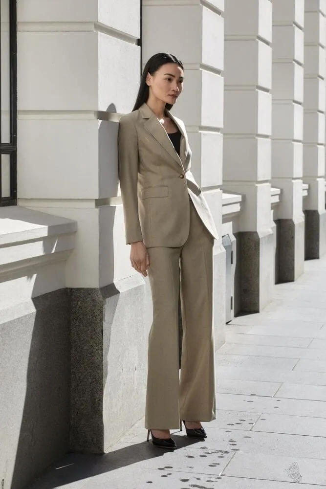 Lily Suit - Sand Wool