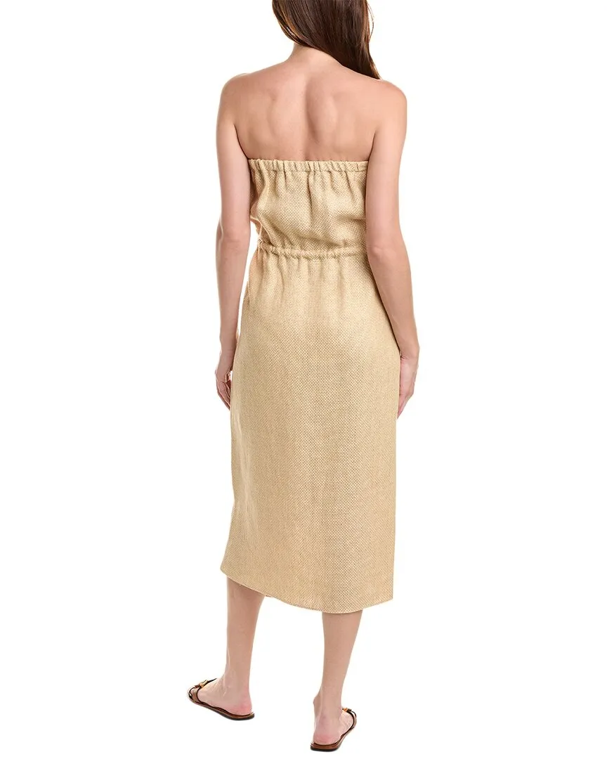 Lisa Marie Fernandez Victor Linen Midi Dress