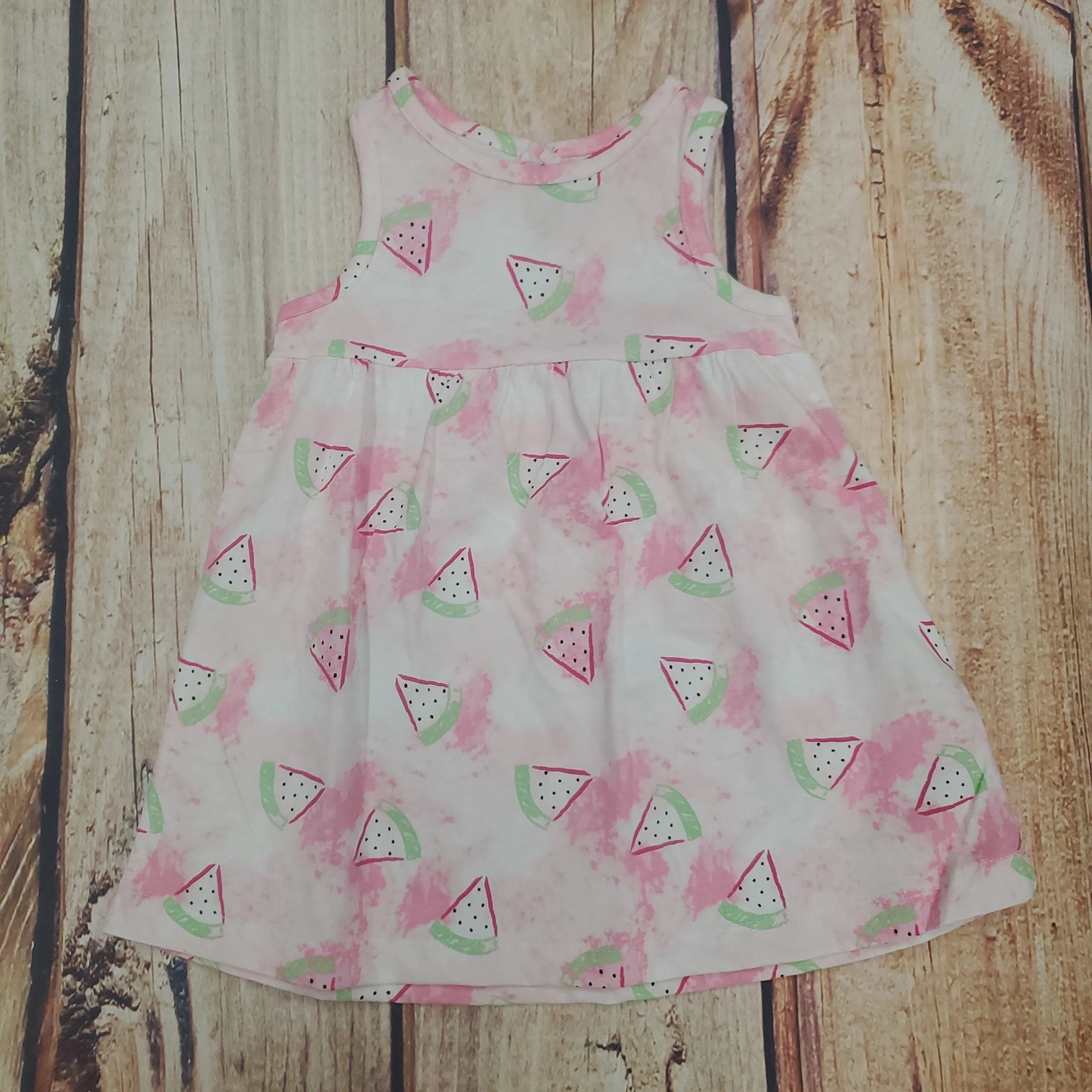 Little Me Watermelon Dress Set