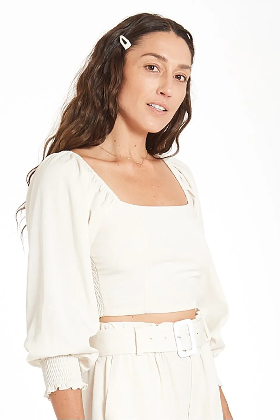 Liv Crop Top | Solid