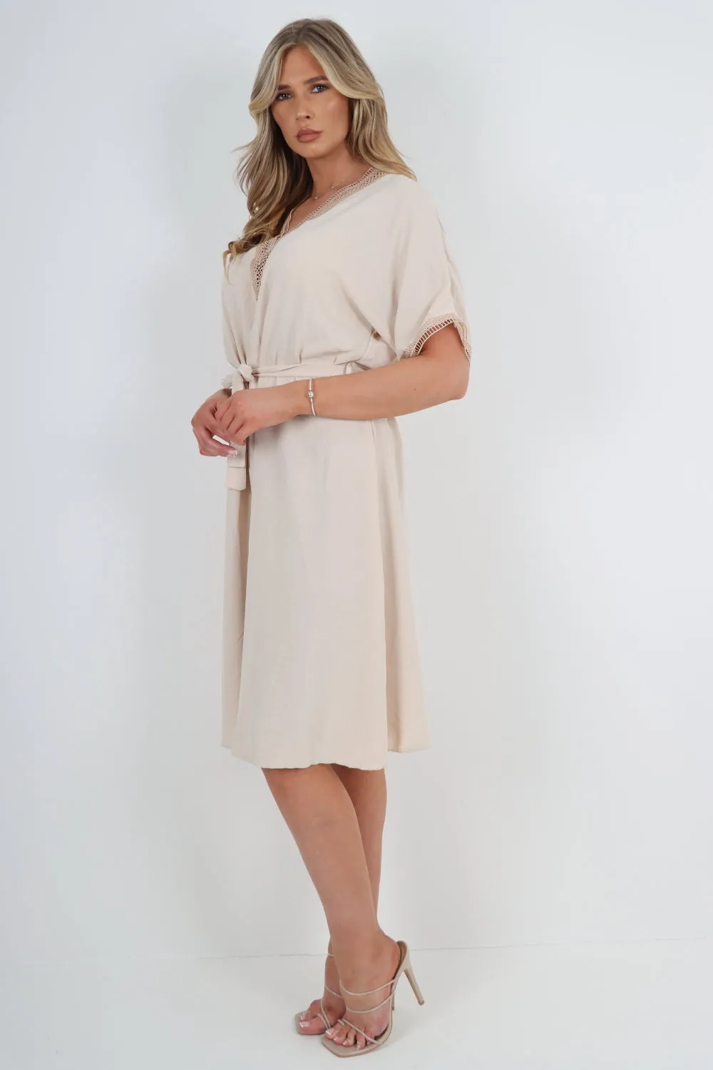 Made In Italy Casual Midi Dress